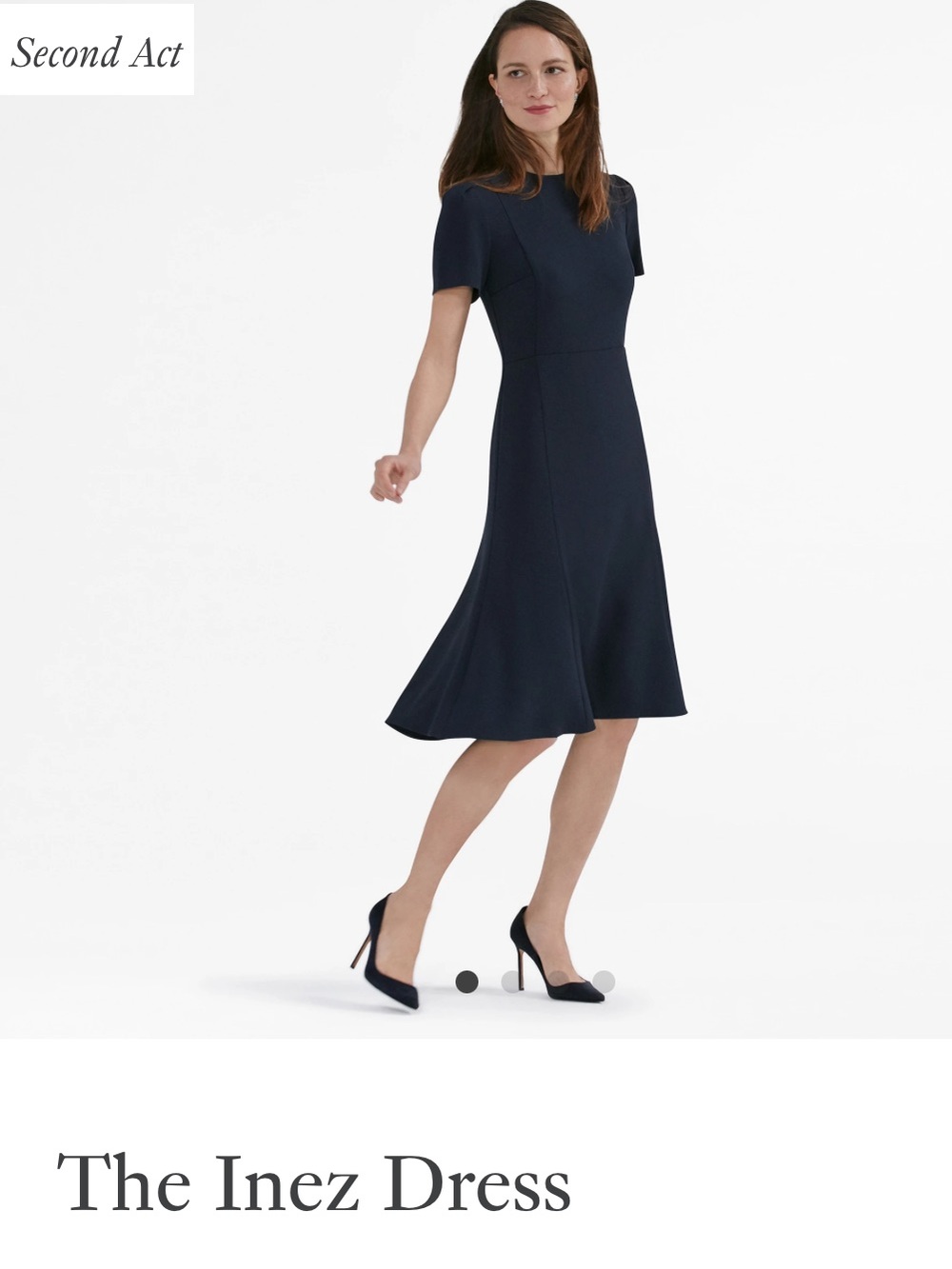 MM Lafleur Inez Dress - Navy